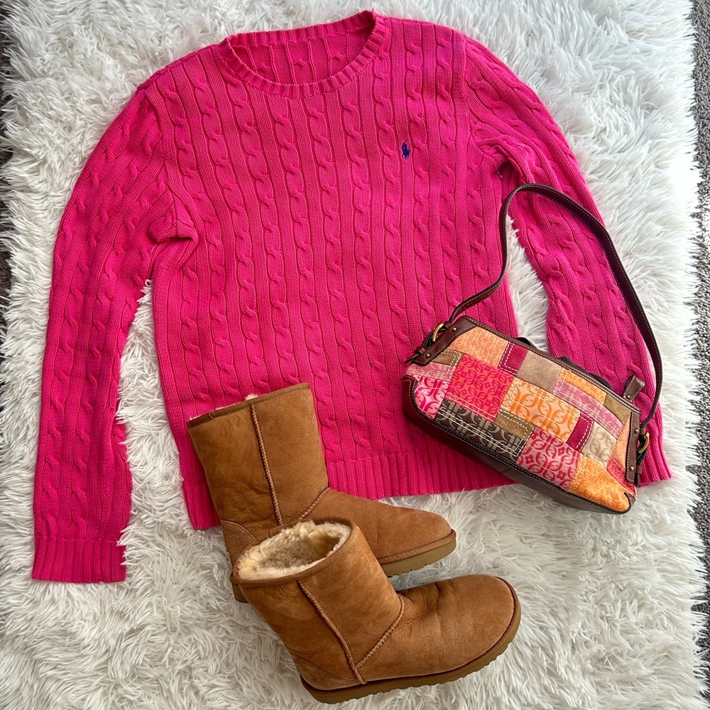 Ralph Lauren Sweater pink cotton